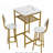 Bar table, equipped with 2 bar stools-1485810646-1485810644-1485810645