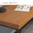Brown L-Shaped Solid Wood with 2 drawers writing desk-69981760-69981764