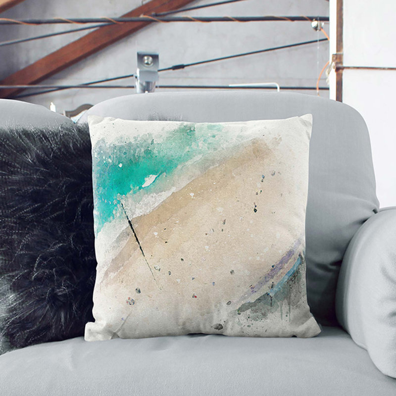 Abstract Square Cushion, 55cm H x 55cm W x 20cm D