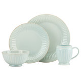 Lenox French Perle Groove 4 Piece Place Setting, Service for 1
