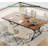 Computer Desk Executive Desk With Thick Wooden Tabletop And Metal Frame-1172782365-1172782366