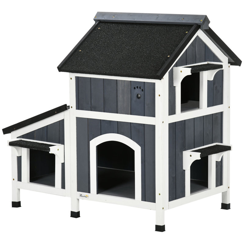 Maison pour chat Pawhut