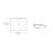 Alfi Brand 18.13 " Ceramic Rectangular Bathroom Sink and Overflow Hole