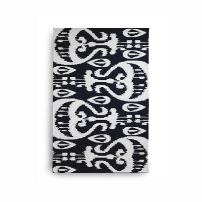 127_ Tapis en chenille doux ikat