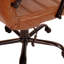 Mid-Back Executive Swivel Office Chair with Metal Frame and Arms-696376120