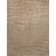 Hand Knotted Geometric Area Rug in Straw-855231182