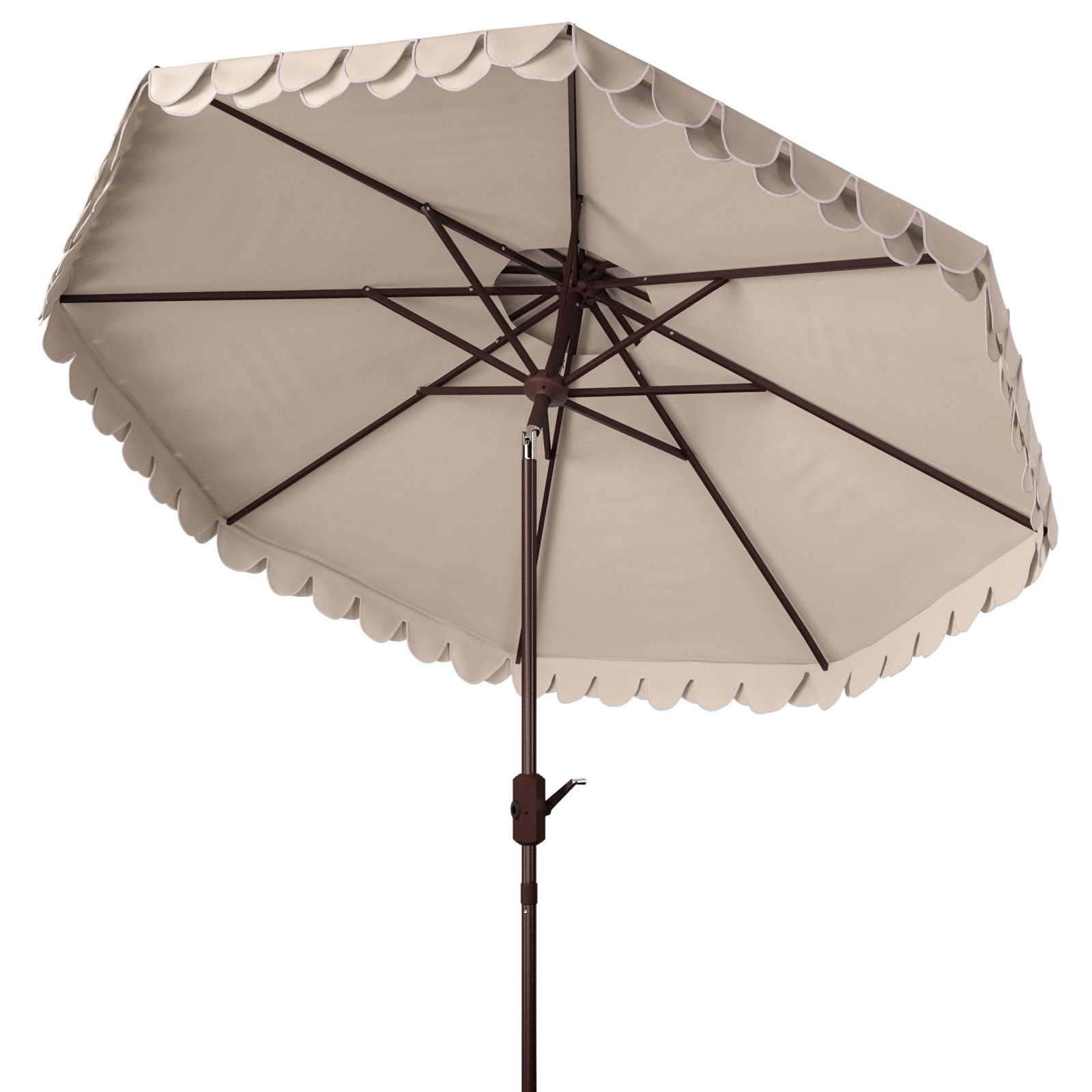 Millie 101" Scalloped Beach Umbrella