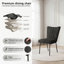  Table de salle à manger extensible avec chaises rembourrées Kincannon-126089602-126089599-126089598