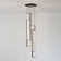 4 - Light Unique Chandelier LED Pendant for High Ceiling Staircase Hallway with Remote