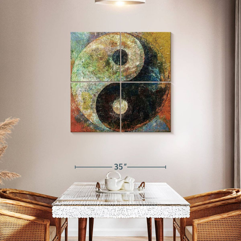 Kerrick, le Yin et le Yang, H 38 po x l 38 po