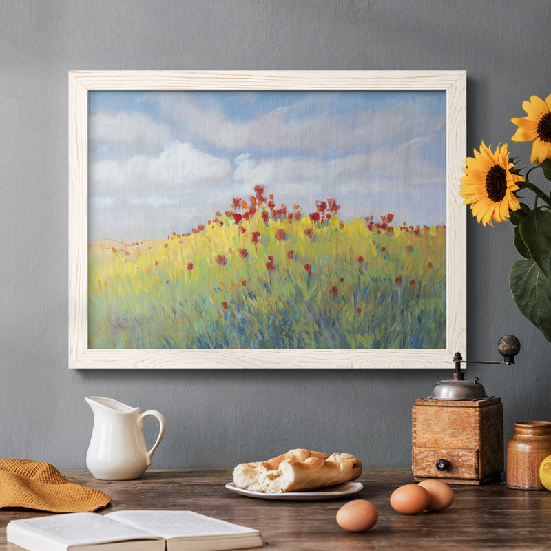 Summer Breeze Meadow II, reproduction d'art sur toile, Blanc, H 22 po x l 32 po x P 1,5 po