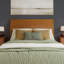 Lit plateforme en bois massif avec pied de lit assorti Ambrey-864761711-864761708