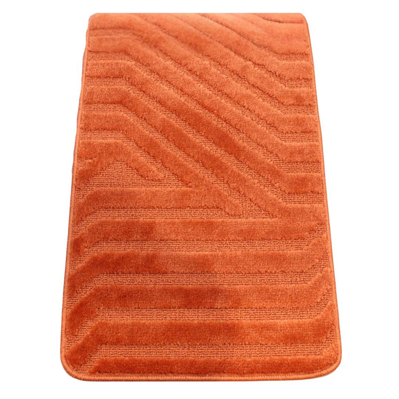Polypropylene Plastic Bath Mat, Brick