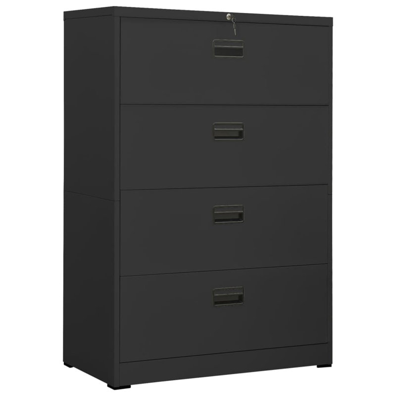 Classeur sous le bureau, Anthracite