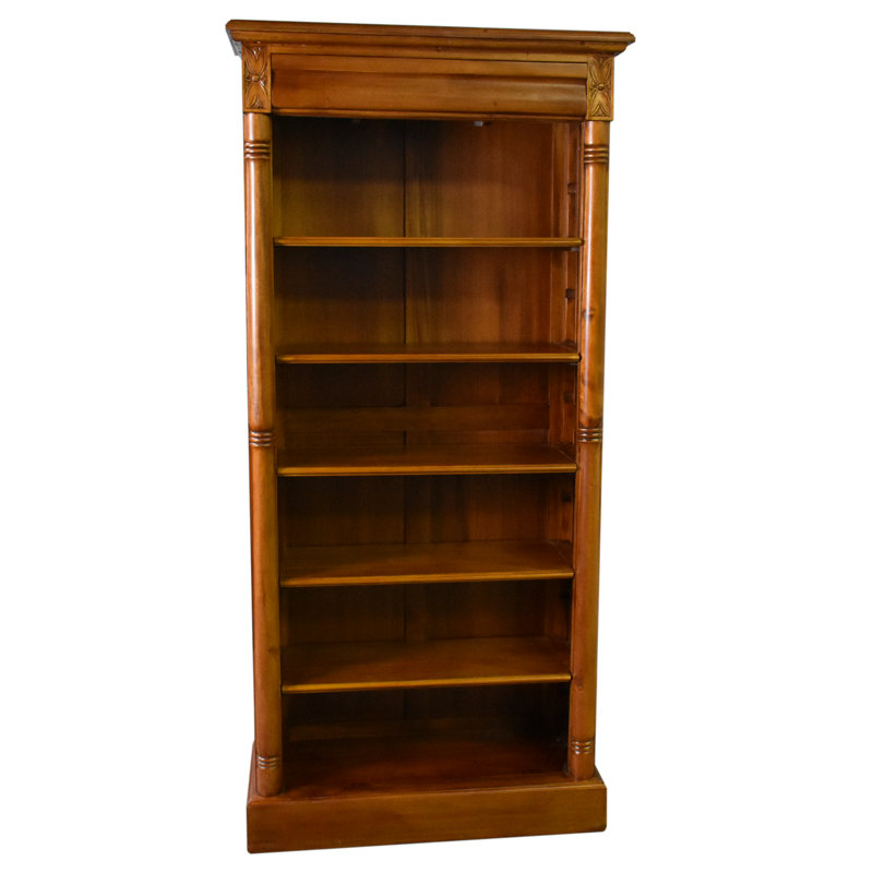 Nijaz Open Bookcase - Light Brown Walnut, Brun clair