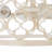 Haltwhistle 3-Light Semi Flush Mount with White Metal Shade