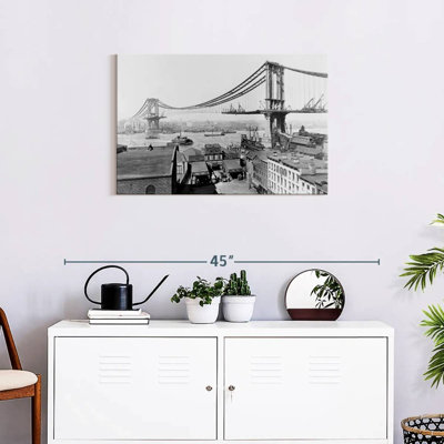 Construction du pont Lilie Manhattan