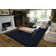 Togut Non Slip Polypropylene 5 Ft. X 7 Ft. Navy Blue Area Rug