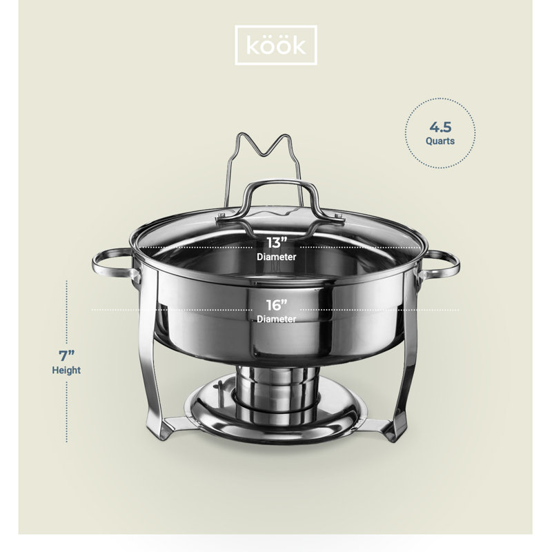 Stainless Steel Oval Chafing Dish
