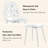 Clear Dining Chairs with Metal Legs for Kitchen and Dining Room-422406503-422406488