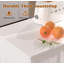Îlot de cuisine sur roulettes avec chariot de rangement pour armoires de cuisine, îlots portatifs pour la cuisine, buffet pour armoire à café avec portes de grange et roues pour la salle à manger, la salle de bain et la cuisine