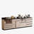  Alfreida 125.96 In.modern Combination Sideboard