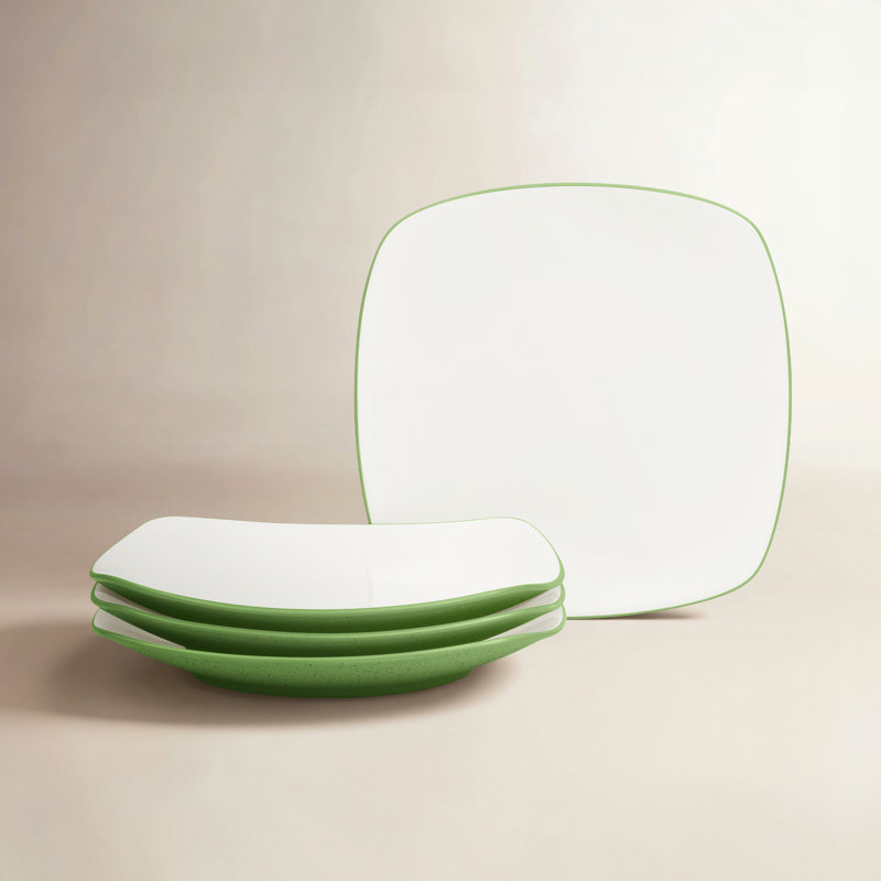Noritake Colorwave Square Salad Plates, 8-1/4", Apple