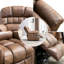 Ensemble de salon moderne en microfibre Power Lift avec USB et massage chauffant-229870836