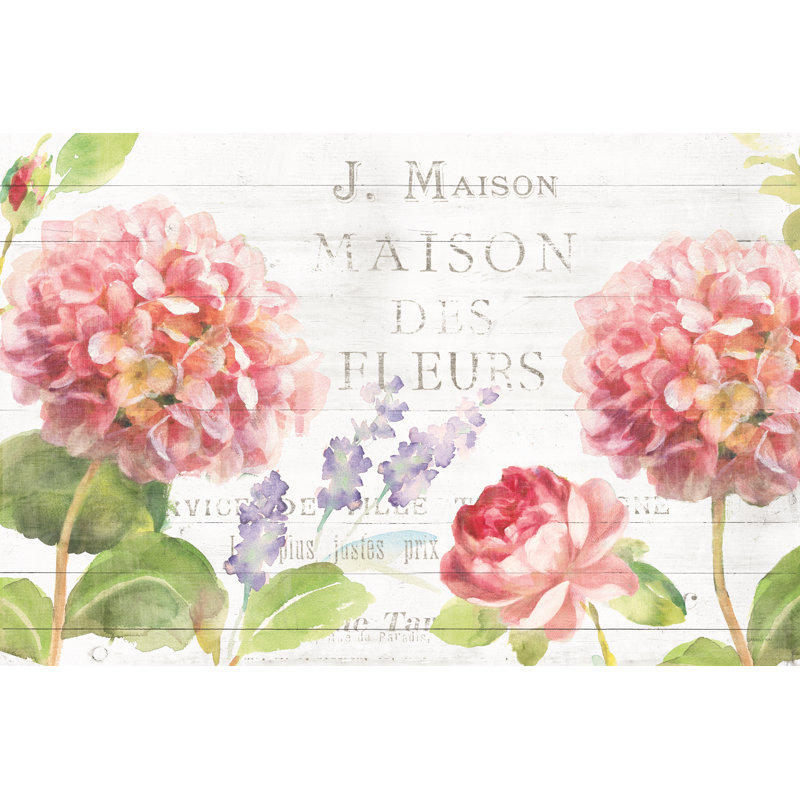 Maison Des Fleurs II by Danhui Nai - Wrapped Canvas Painting, 51cm H x 76cm W