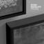 Lustre en cristal noir, gris, blanc, blanc, lumières, détente contemporaine, impression sur toile-93589374-93589377