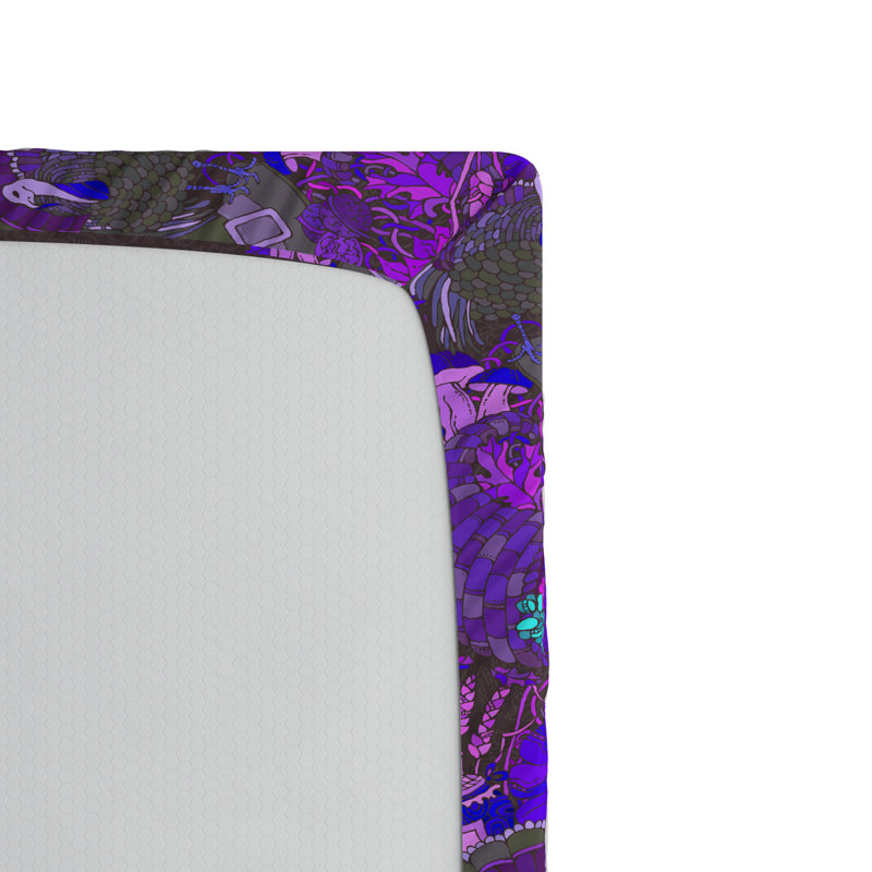 Drap-housse floral/floral, Drap-housse grand