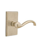 Teton Wave/Drop Passage (Hall & Closet) Door Lever with Rectangle Rosette