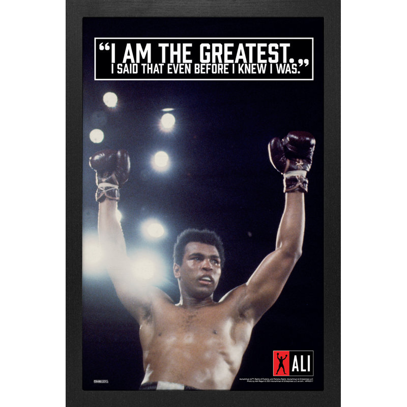 Ali - Spotlight-Greatest 11 x 17, reproduction encadrée