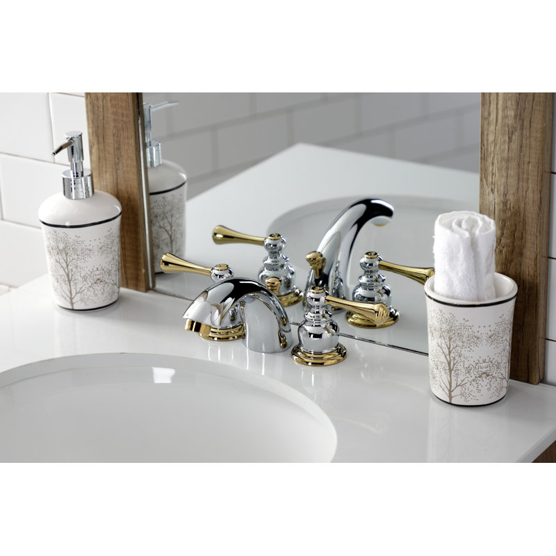 Robinet de salle de bain Kingston, Chrome poli / laiton poli