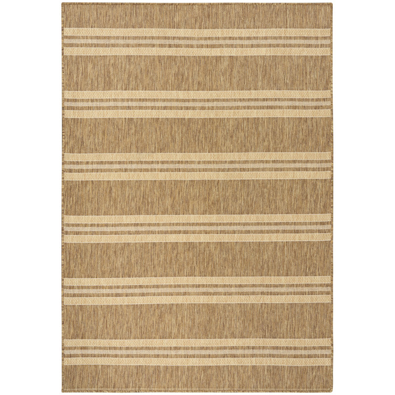 Manderella 4' x 6' Natural Modern Rug, Rectangle 4' x 6', Natural