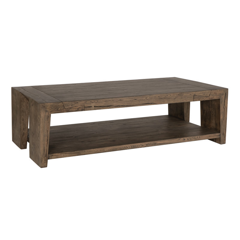 Troy 4 Legs Coffee Table, Brown