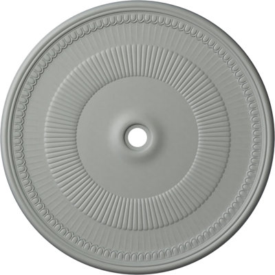 Endurathane Milan Ceiling Medallion, 47 5/8"OD x 2 3/4"P, Hand-Painted Frost Finish