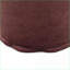 Coussin de plancher pour repose-pieds, rosé cube de 16 po | Velours | Rouge corail