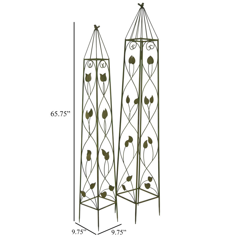 Ensemble de 2 treillis Kanye Garden, Vert