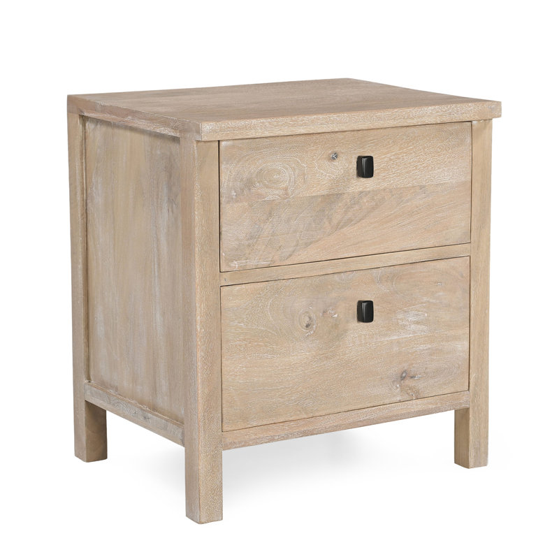 Table de chevet 2 tiroirs Luna