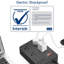 Multiprise à prise plate robuste pour l'extérieur 4 prises 3 USB ETF imperméable 6 pi