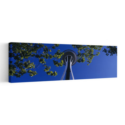 Space Needle Maple Trees Seattle Center Seattle Wa Contemporary Architecture Wall Art