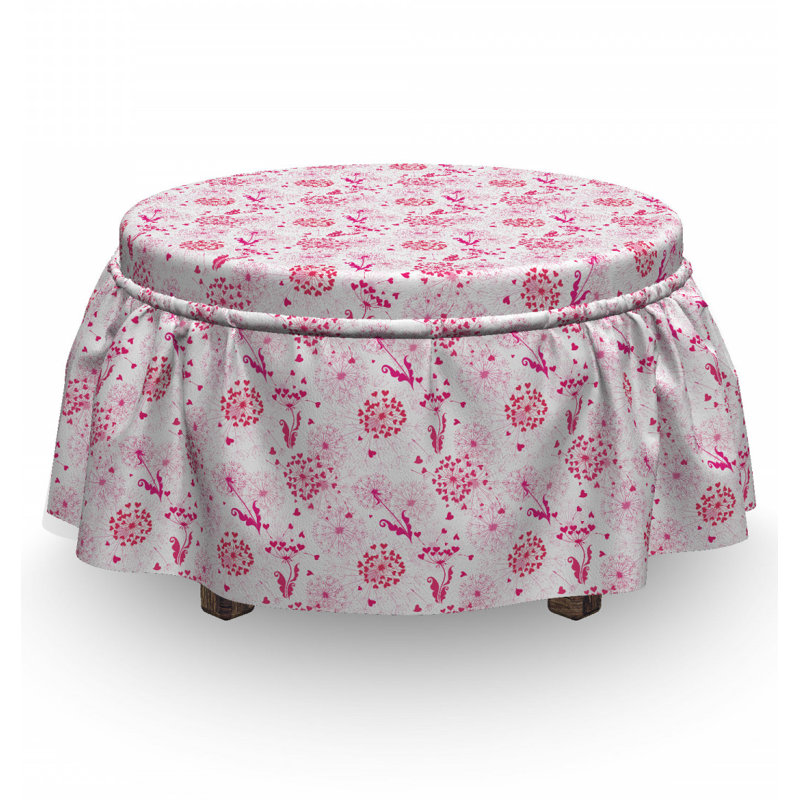 Box Cushion Ottoman Slipcover