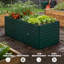 Lit de jardin surélevé galvanisé, boîte à fleurs 5 pi x 3 pi x 2 pi, vert