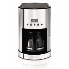 KRUPS 12-Cup Savoy Programmable Black Thermal Coffee Maker ET351050 ET351050