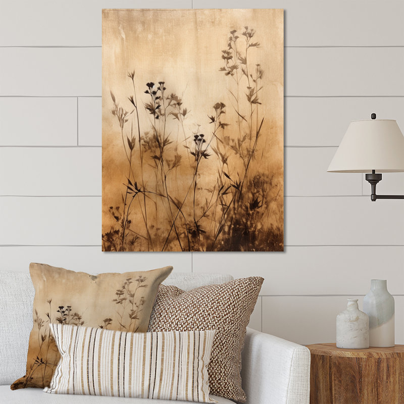 Décoration murale rétro en métal «Garden of Herbs II», H 40 po x l 30 po x P 1 po