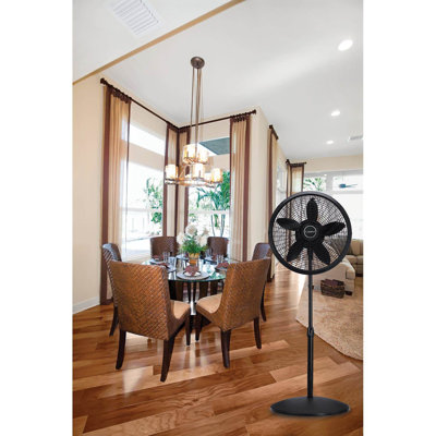 Lasko 18" 3-Speed Elegance And Performance Oscillating Standing Pedestal Fan