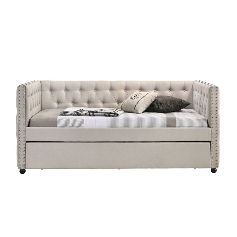 Lit de jour avec couchette Ny Stockholm, Beige, Double