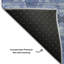 Tapis en denim de qualité supérieure lavable à la machine Cerrito AMF564-104100142