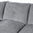 U-Shaped Sectional Sofa With Adjustable Armrest Pillows-1742009601